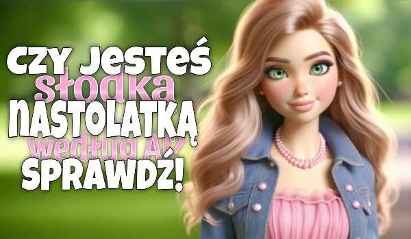 Czy jesteś słodką nastolatką według AI?
