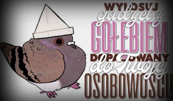 Wylosuj gadżet z gołębiem dopasowany do Twojej osobowości!