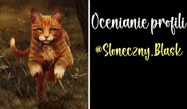 Ocenianie profili. Cześć 15 @Sloneczny.Blask