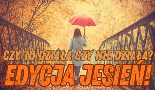 Czy to działa czy nie działa? – Edycja jesień!