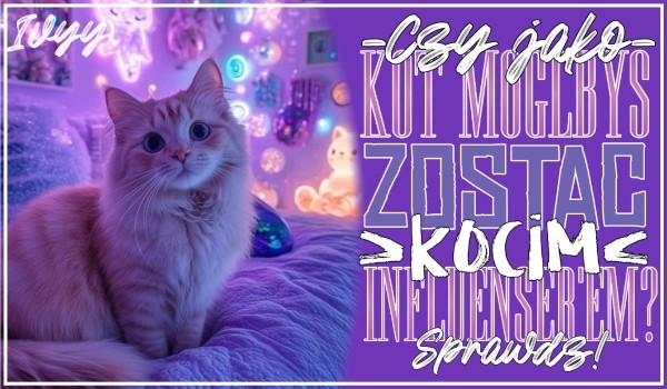 Czy mógłbyś zostać kocim influencerem?