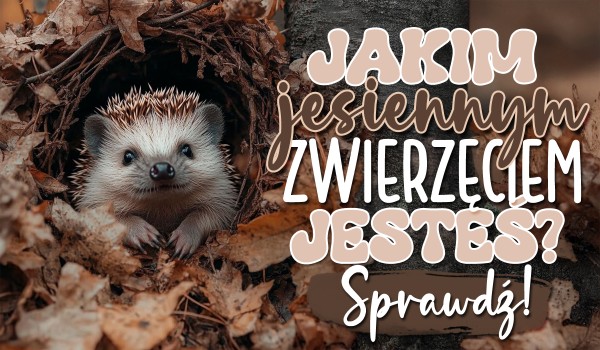 Jakim jesiennym zwierzęciem jesteś?