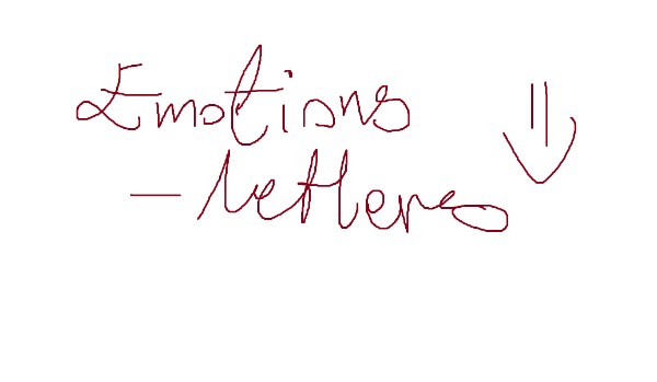 Emotions – letters