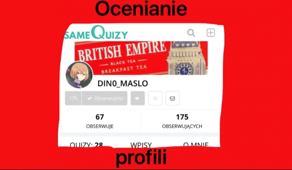 Ocenianie profili – @DIN0_MASLO