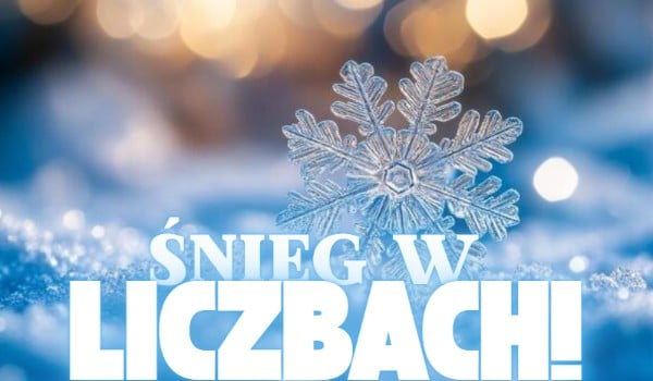 Śnieg w liczbach!