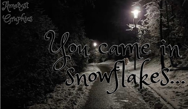 You came in snowflakes | Chapter One