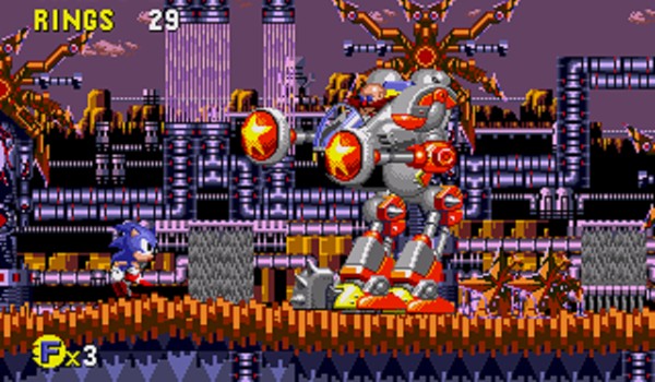 Walki z bossami w Sonic the Hedgehog CD