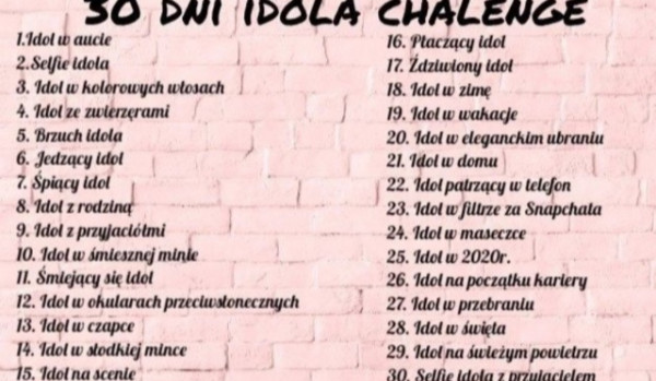 30 dni idola chalege 2