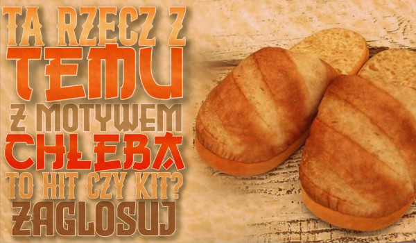 Czy ta rzecz z Temu z motywem chleba to hit czy kit? Zagłosuj!