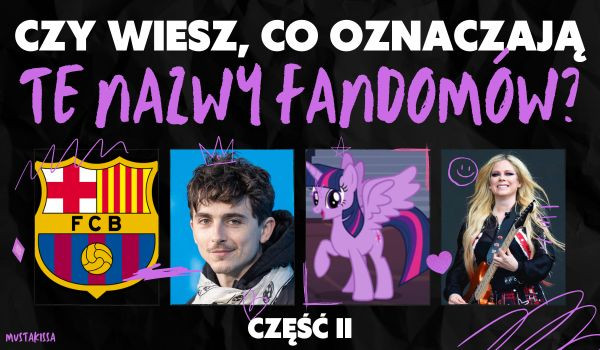 Czy wiesz, co oznaczają te nazwy fandomów? (część II)